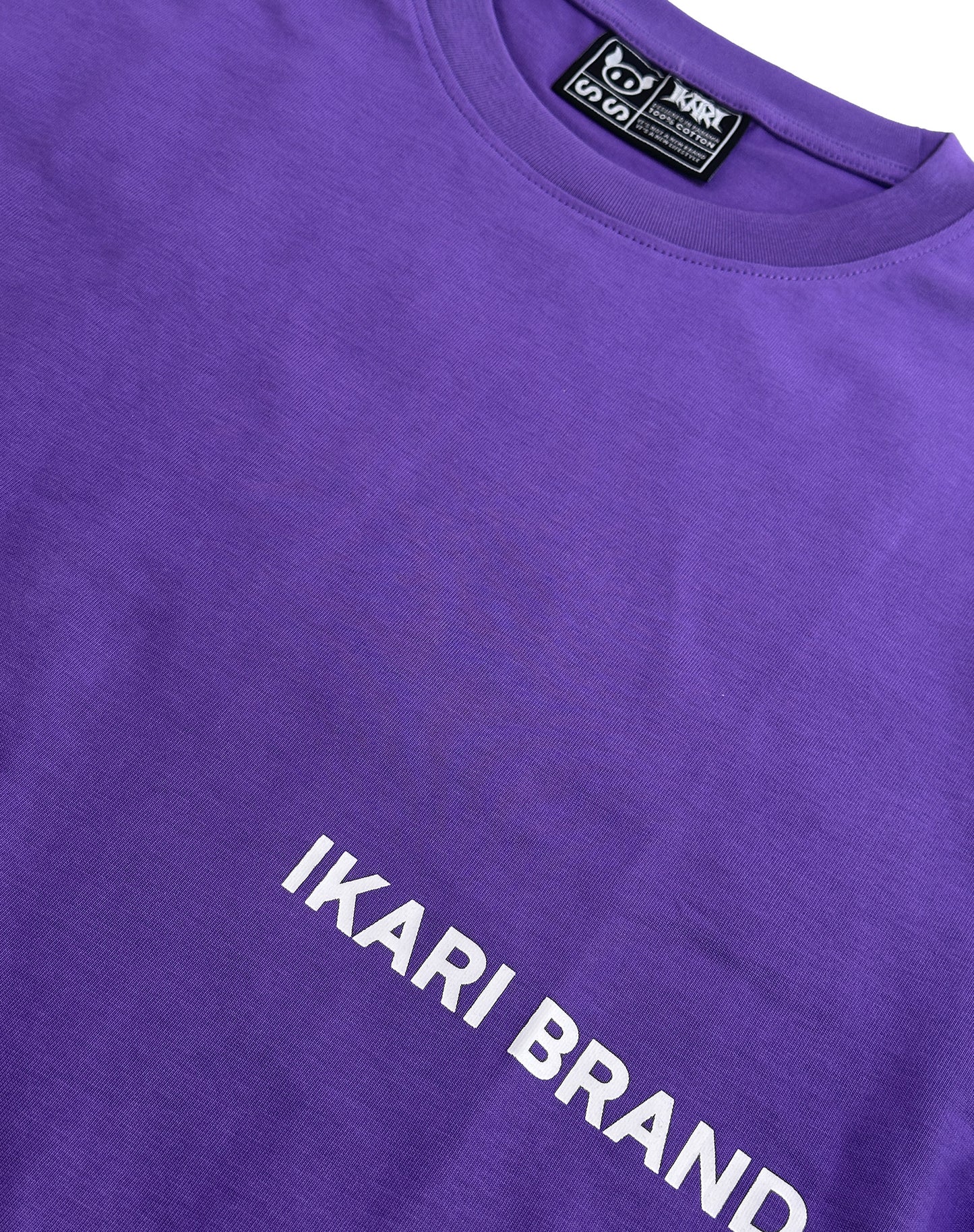WORN IKA - BOXY INTENSE PURPLE TEE